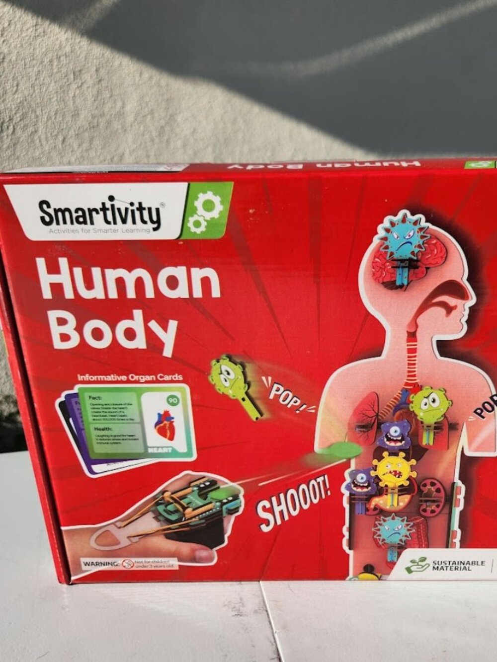 New Smartivity Human Body DIY Stem Kit Set Science Experiment Anatomy Biology 3D